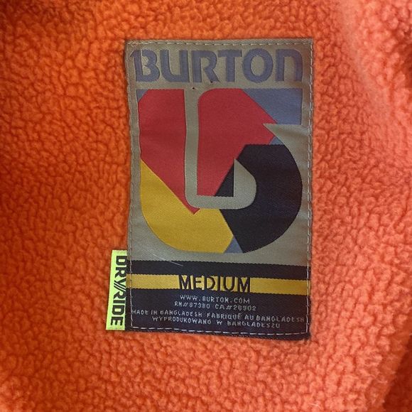 Burton Dryride Ski Snowboarding Jacket Camouflage Outdoor Performance Men’s Sz M - Picture 13 of 15